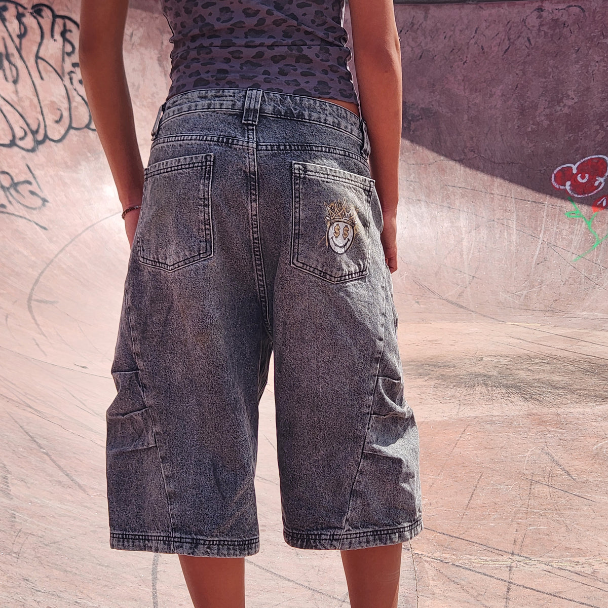 GRIND unisex Demin Shorts